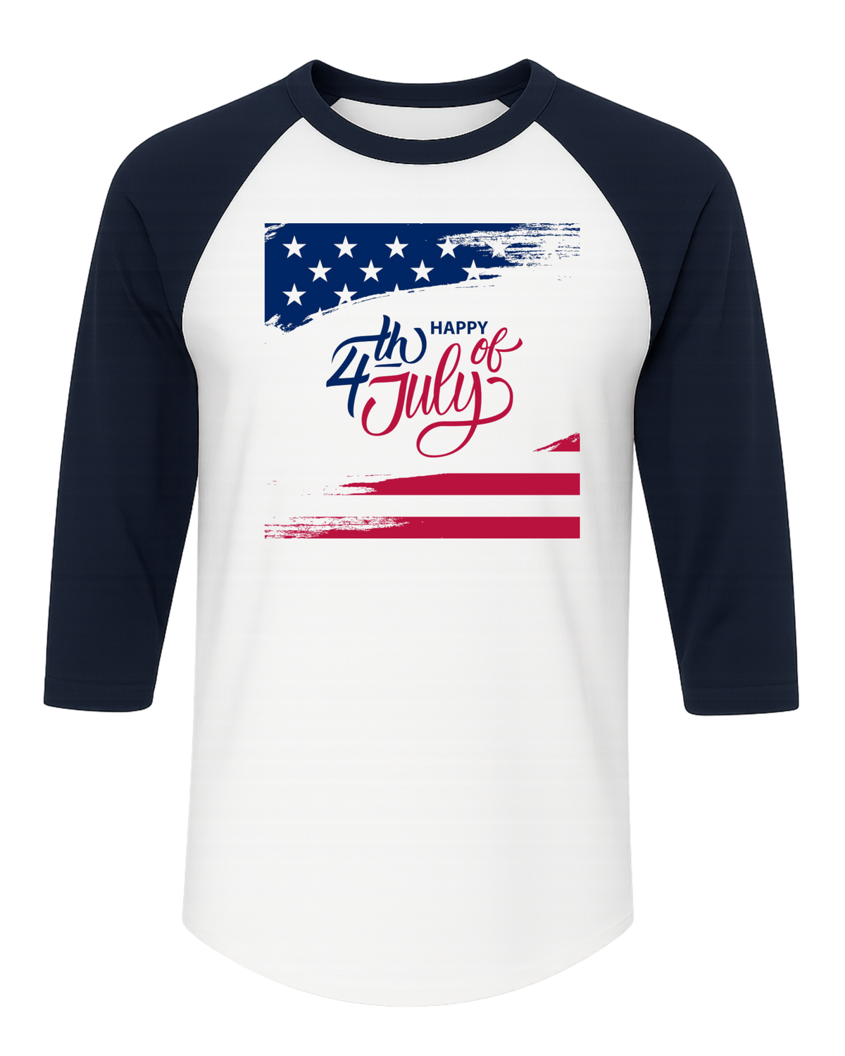 Happy 4th of July Raglan Tee