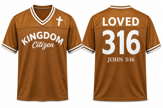 Kingdom Citizen Jersey – John 3:16 Faith Apparel