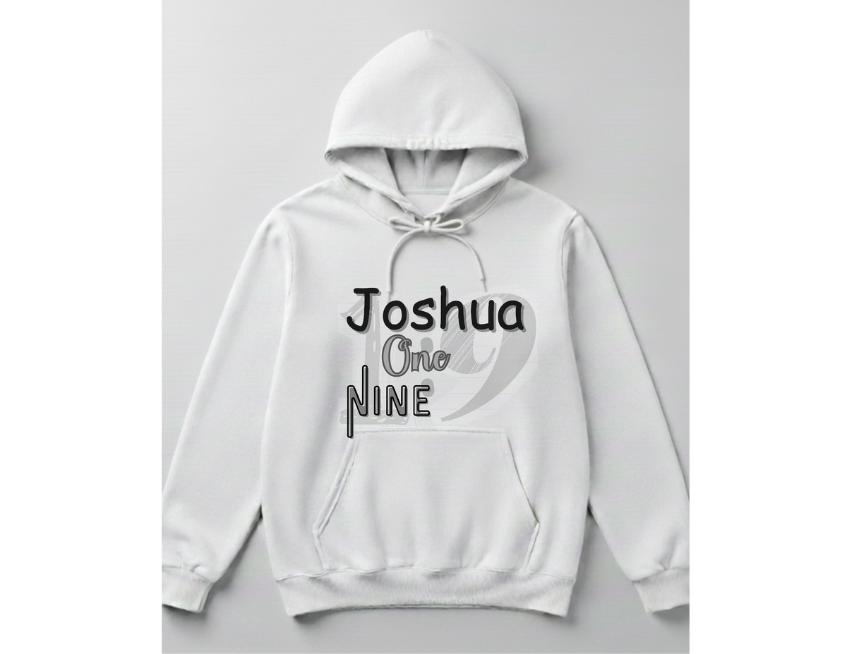 Joshua One Nine Faith Hoodie | Christian Scripture Apparel